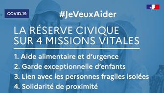 #JeVeuxAider : Rejoignez la réserve civique en devenant bénévole !