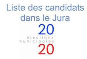 Liste des candidats pour les élections municipales 2020 